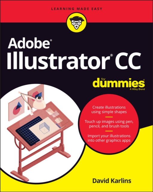 Book cover of: Adobe Illustrator CC For Dummies. By: David Karlins