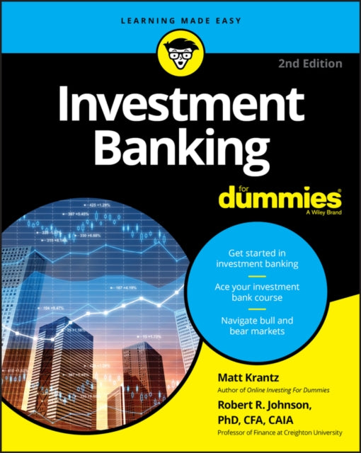 Book cover of: Investment Banking For Dummies. By: Matthew Krantz