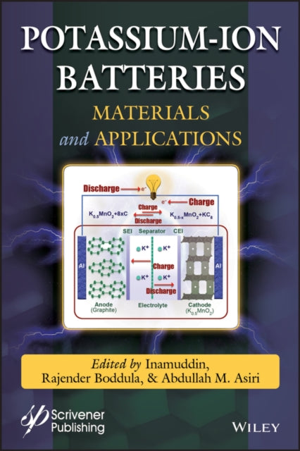 Book cover of: Potassium-ion Batteries. By: Inamuddin