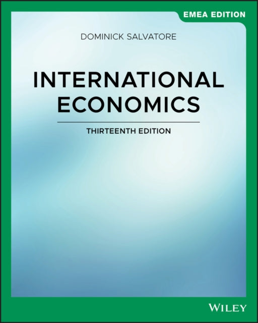 Book cover of: International Economics, EMEA Edition. By: Dominick Salvatore