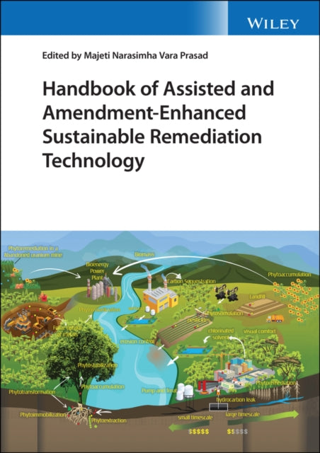 Book cover of: Handbook of Assisted and Amendment-Enhanced Sustainable Remediation Technology. By: Majeti Narasimha Vara Prasad