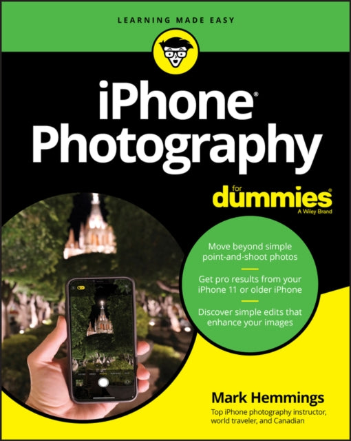 Book cover of: iPhone Photography For Dummies. By: Mark Hemmings