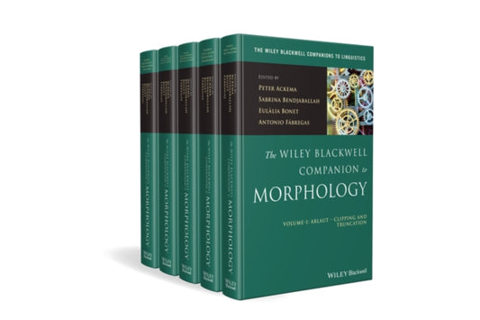 Book cover of: Wiley Blackwell Companion to Morphology, 5 Volume Set. By: D. Ackema