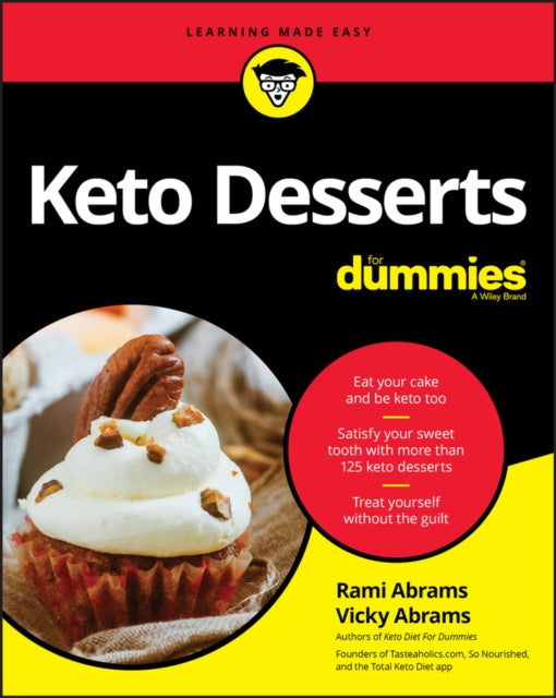 Book cover of: Keto Desserts For Dummies. By: Rami Abrams