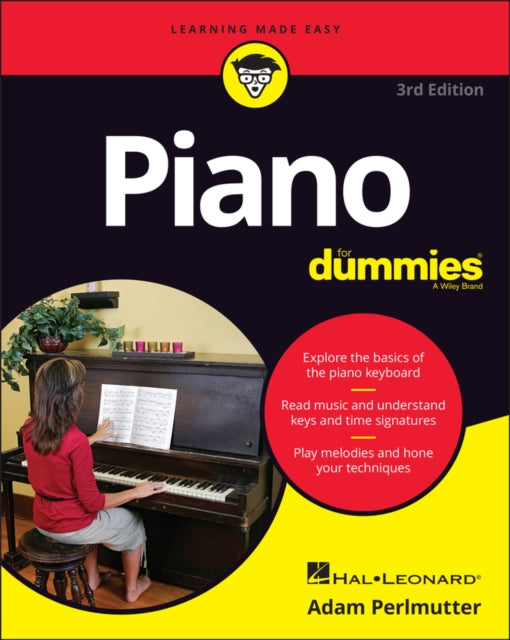 Book cover of: Piano For Dummies. By: Adam Perlmutter