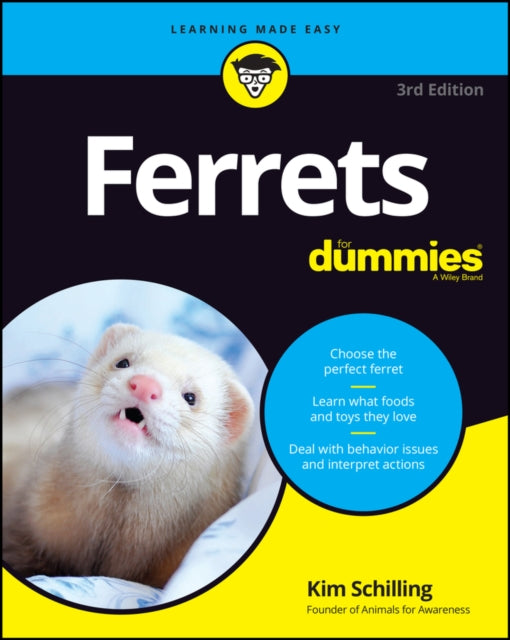 Book cover of: Ferrets For Dummies. By: Kim Schilling