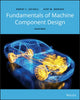 Book cover of: Fundamentals of Machine Component Design. By: Robert C. Juvinall