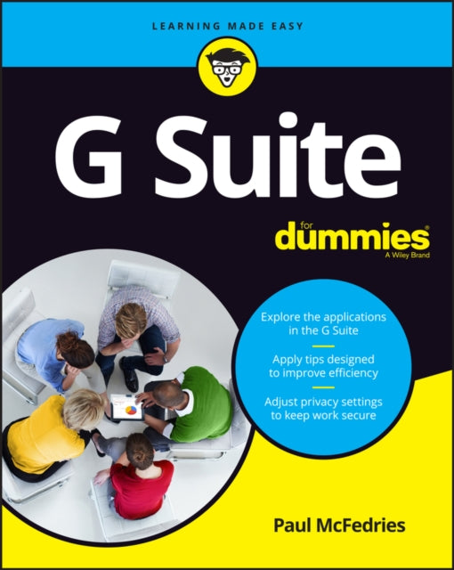 Book cover of: G Suite For Dummies. By: Paul McFedries