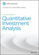 Book cover of: Quantitative Investment Analysis. By: CFA Institute