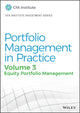 Book cover of: Portfolio Management in Practice, Volume 3. By: CFA Institute