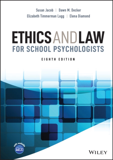 Book cover of: Ethics and Law for School Psychologists. By: Susan Jacob