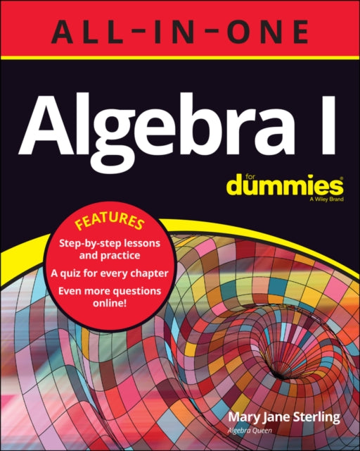 Book cover of: Algebra I All-in-One For Dummies. By: Mary Jane Sterling