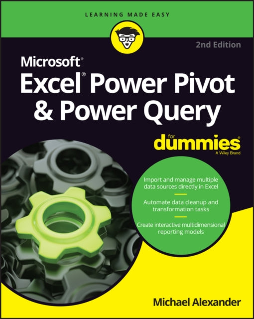 Book cover of: Excel Power Pivot & Power Query For Dummies. By: Michael Alexander