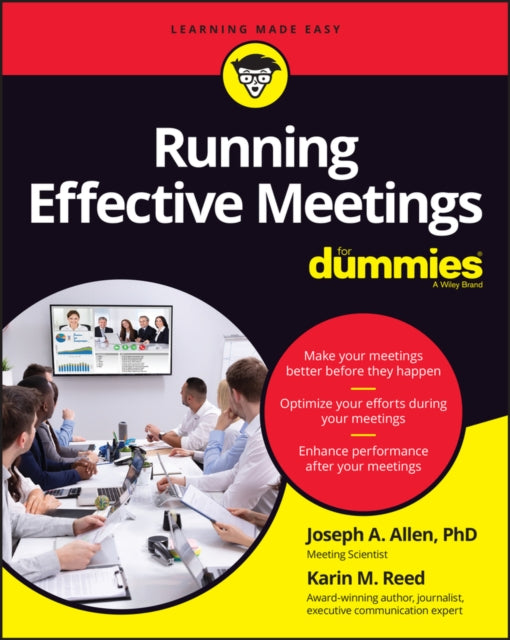 Book cover of: Running Effective Meetings For Dummies. By: Inc Meeting Doctor
