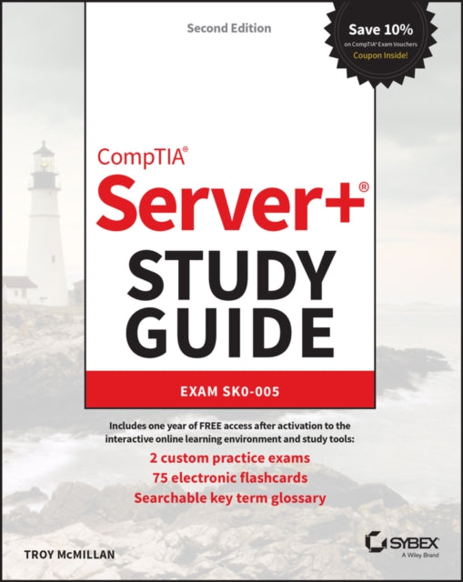 Book cover of: CompTIA Server+ Study Guide. By: Troy McMillan