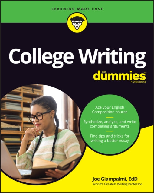 Book cover of: College Writing For Dummies. By: Joseph J. Giampalmi