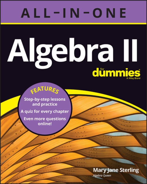 Book cover of: Algebra II All-in-One For Dummies. By: Mary Jane Sterling