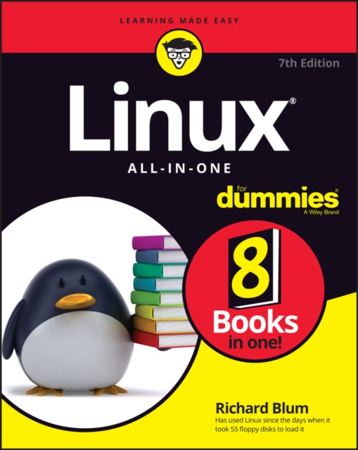 Book cover of: Linux All-In-One For Dummies. By: Richard Blum
