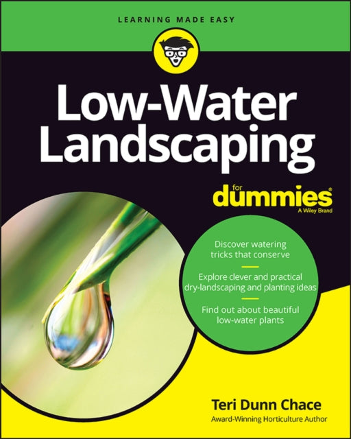 Book cover of: Low-Water Landscaping For Dummies. By: Teri Chace