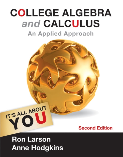 Book cover of: College Algebra and Calculus : An Applied Approach
