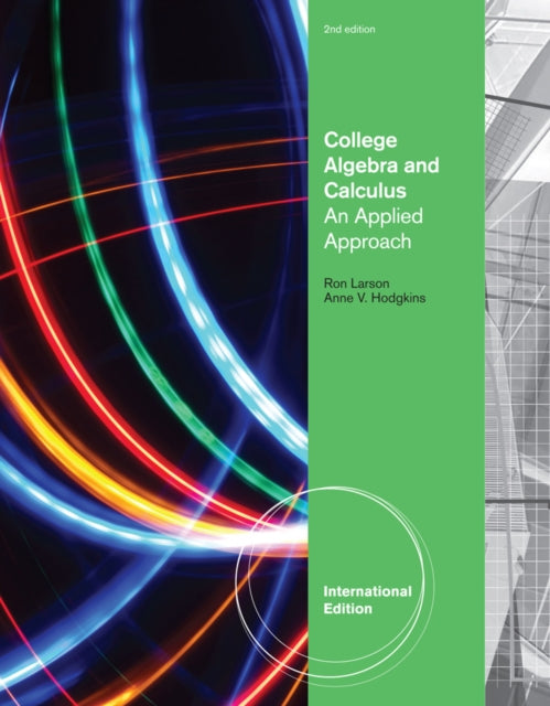 Book cover of: College Algebra and Calculus. By: Ron Larson
