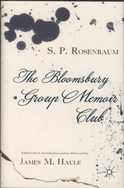Book cover of: Bloomsbury Group Memoir Club