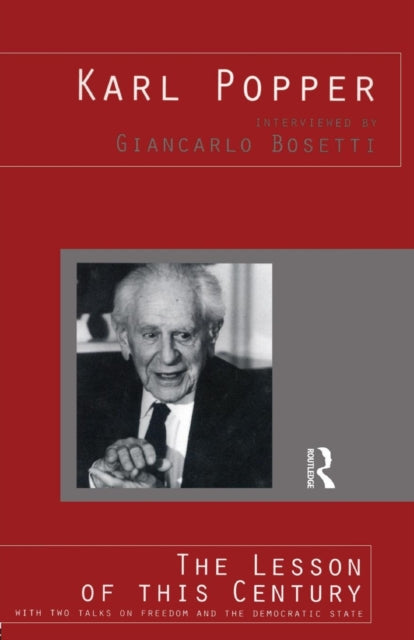 Book cover of: Lesson of this Century. By: Karl Popper