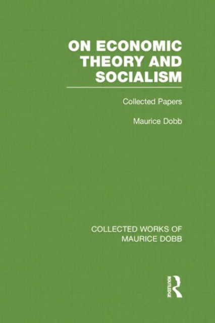 Book cover of: On Economic Theory & Socialism. By: Maurice Dobb