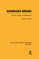 Book cover of: Giordano Bruno. By: William Boulting