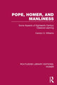 Book cover of: Pope, Homer, and Manliness. By: Williams, Carolyn D.
