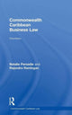 Book cover of: Commonwealth Caribbean Business Law. By: Natalie Persadie
