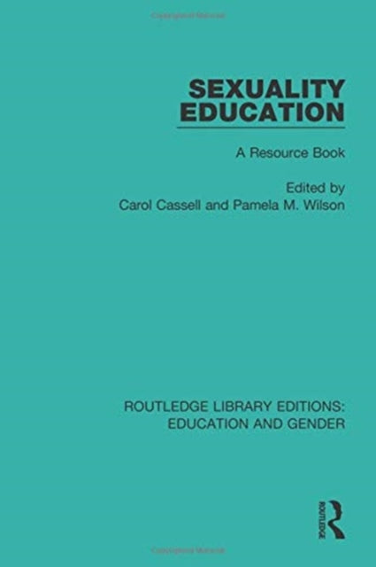 Book cover of: Sexuality Education. By: Carol Cassell