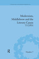 Book cover of: Modernism, Middlebrow and the Literary Canon. By: Lise Jaillant