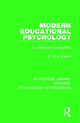 Book cover of: Modern Educational Psychology