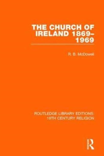 Book cover of: Church of Ireland 1869-1969. By: R. B. McDowell