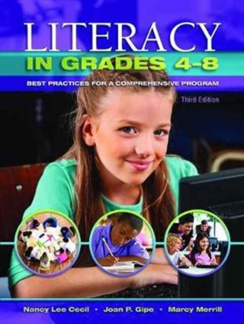 Book cover of: Literacy in Grades 4-8. By: Nancy L. Cecil