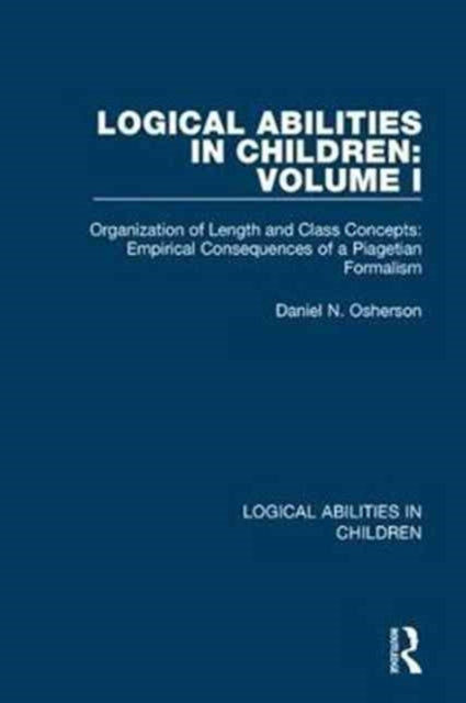 Book cover of: Logical Abilities in Children: Volume 1. By: Daniel N. Osherson