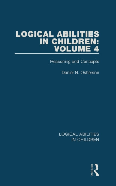 Book cover of: Logical Abilities in Children: Volume 4. By: Daniel N. Osherson