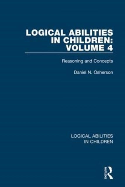 Book cover of: Logical Abilities in Children: Volume 4. By: Daniel N. Osherson