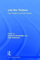 Book cover of: Just War Thinkers. By: Daniel R. Brunstetter