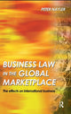 Book cover of: Business Law in the Global Marketplace. By: Peter Nayler