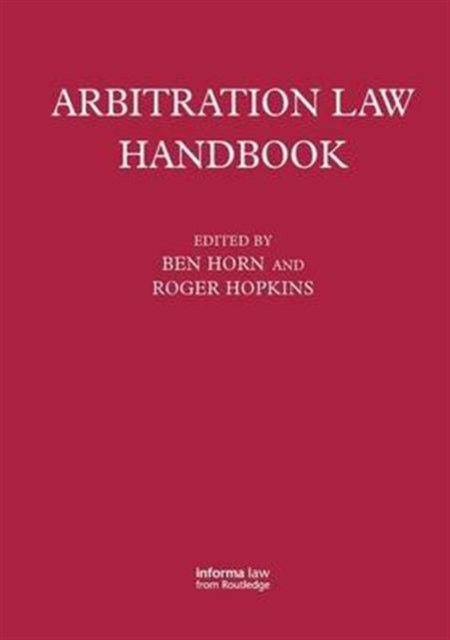 Book cover of: Arbitration Law Handbook. By: Roger Hopkins