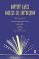 Book cover of: Content-Based College ESL Instruction. By: Loretta F. Kasper