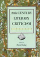 Book cover of: Twentieth Century Literary Criticism. By: David Lodge