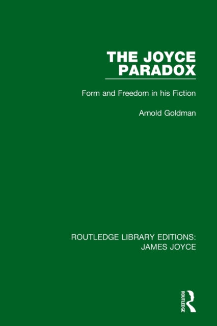 Book cover of: Joyce Paradox. By: Arnold Goldman