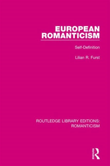 Book cover of: European Romanticism. By: Lilian R. Furst