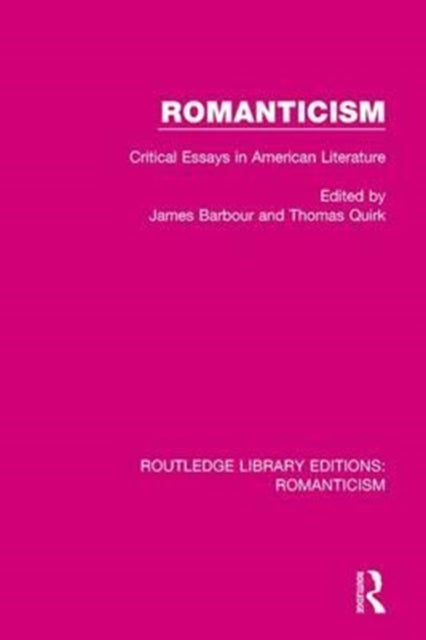 Book cover of: Romanticism. By: James Barbour