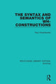 Book cover of: Syntax and Semantics of Wh-Constructions. By: Paul Hirschbühler