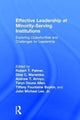 Book cover of: Effective Leadership at Minority-Serving Institutions. By: Robert T. Palmer