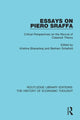 Book cover of: Essays on Piero Sraffa